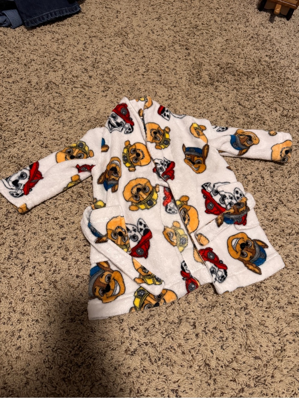 Toddlers Plush Paw Patrol Robe